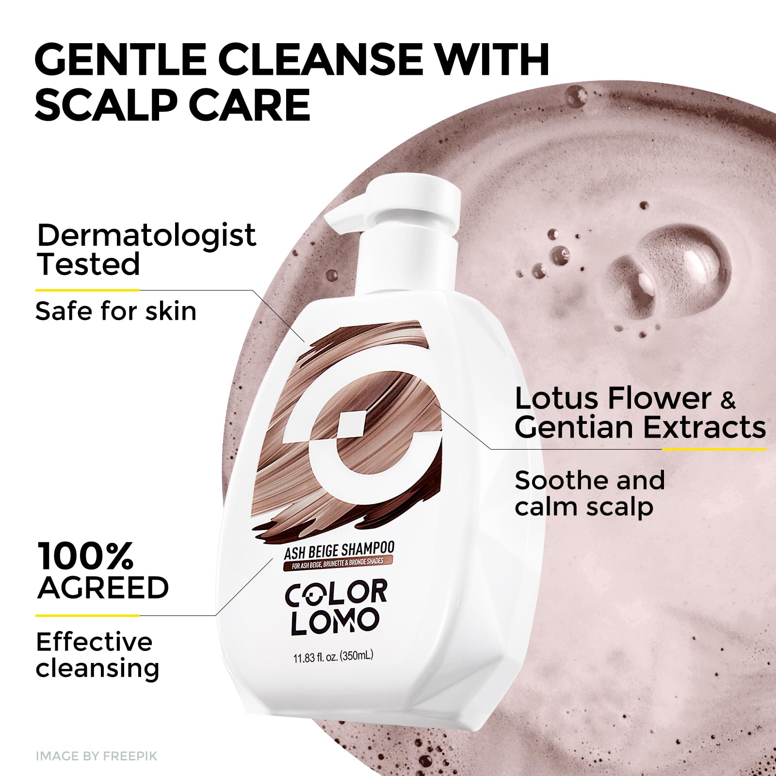 COLORLOMO color-protection for ash-brown and cool brown hair in daily routine