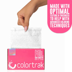 Colortrak foil sheets 5x11 ready-to-use highlights for quick salon sessions