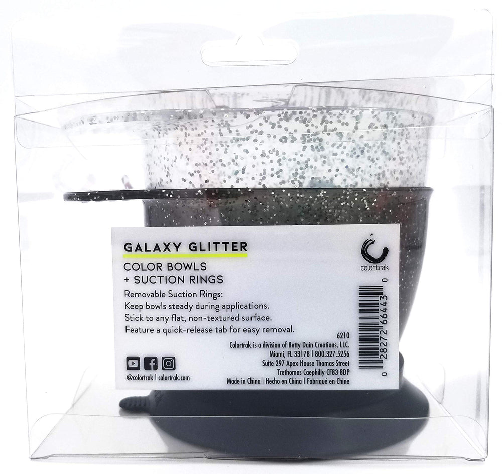 Colortrak Galaxy Glitter Bowls offer large capacity for big color projects.