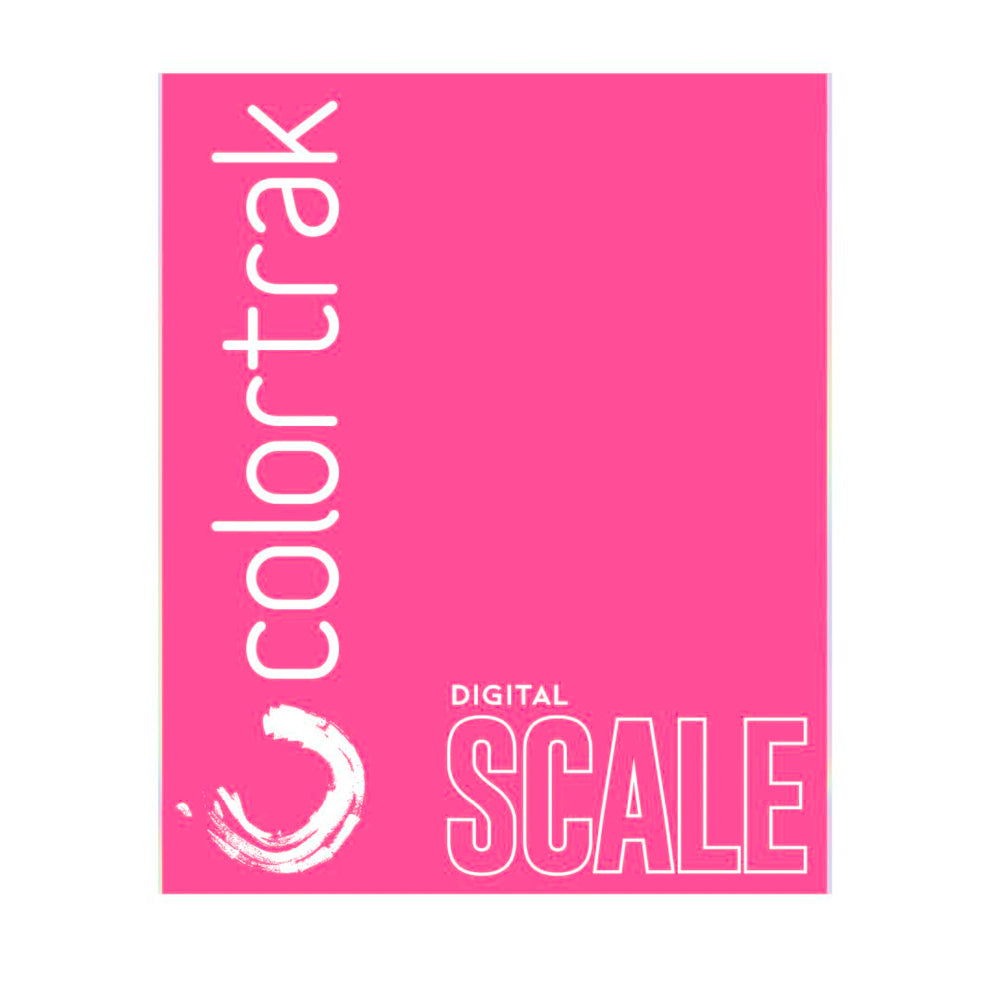 Colortrak stylish scale design enhances salon aesthetics while staying functional.