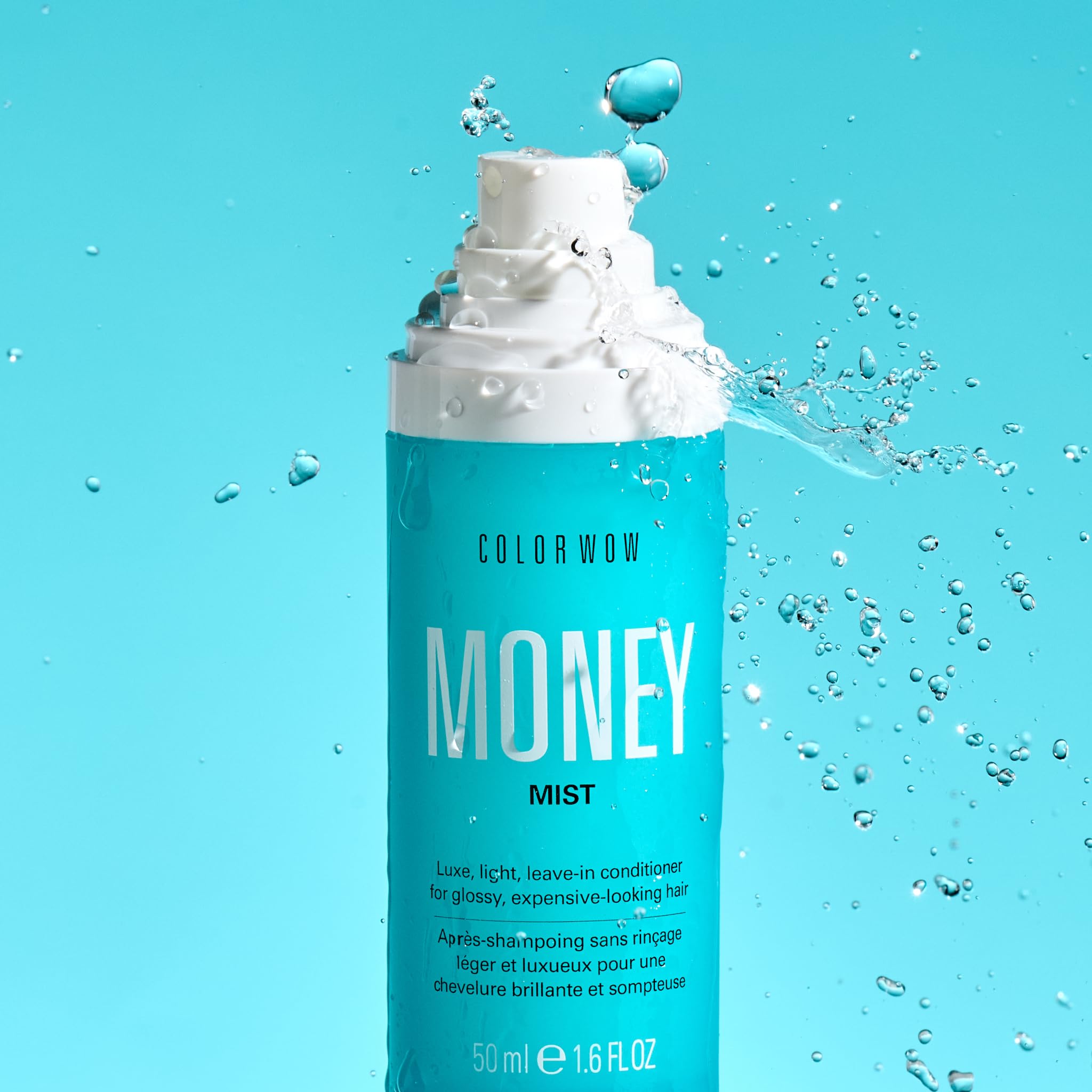 COLOR WOW Money Mist spray action dispensing fine mist for easy, even application