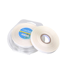 Coloryoung 5-16 inch white roll closeup, durable replacement tape for tape-in extensions.