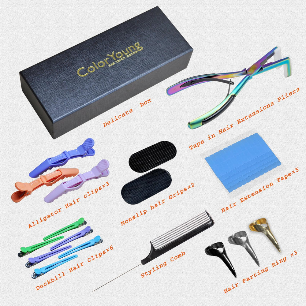 ColorYoung pliers showing silicone pads for gentle grip