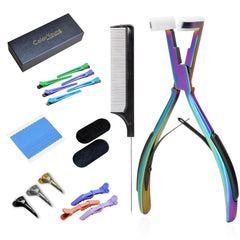 ColorYoung tape-in extensions pliers top view for precise sealing