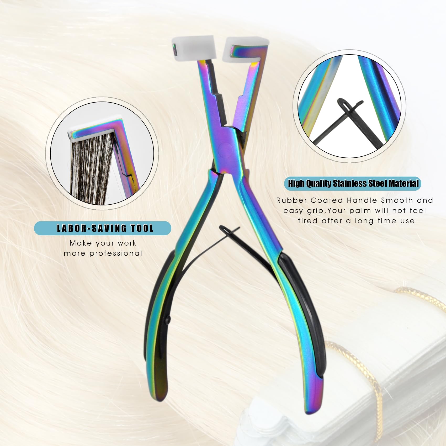 ColorYoung toolkit contents with 60 tape tabs and tools