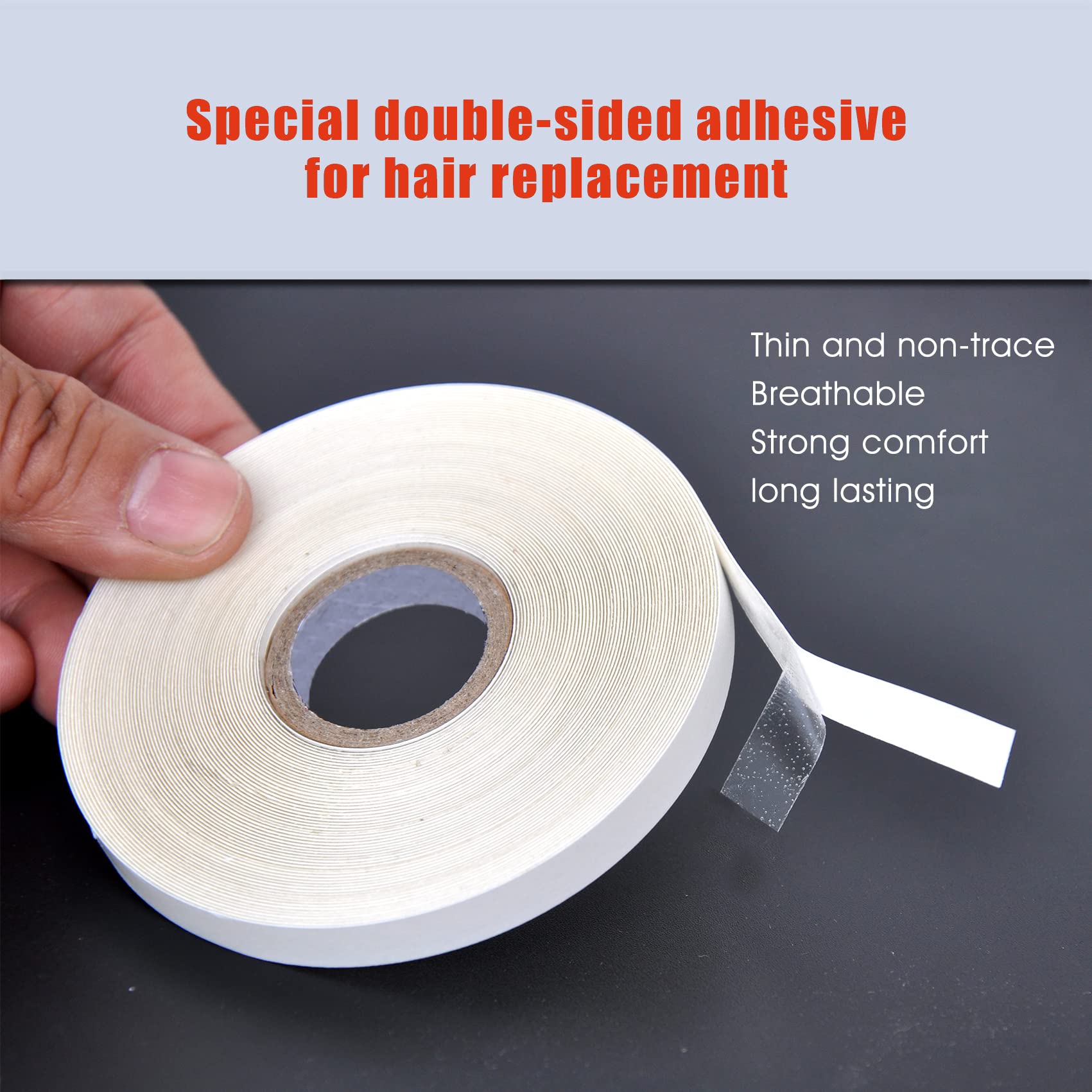 Coloryoung tape-in hair extensions setup showing easy-length customization and secure adhesion.