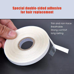 Coloryoung tape-in hair extensions setup showing easy-length customization and secure adhesion.