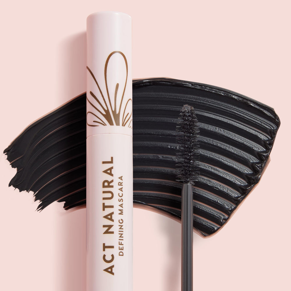 ColourPop Act Natural Defining Mascara finished lashes with wispy definition.