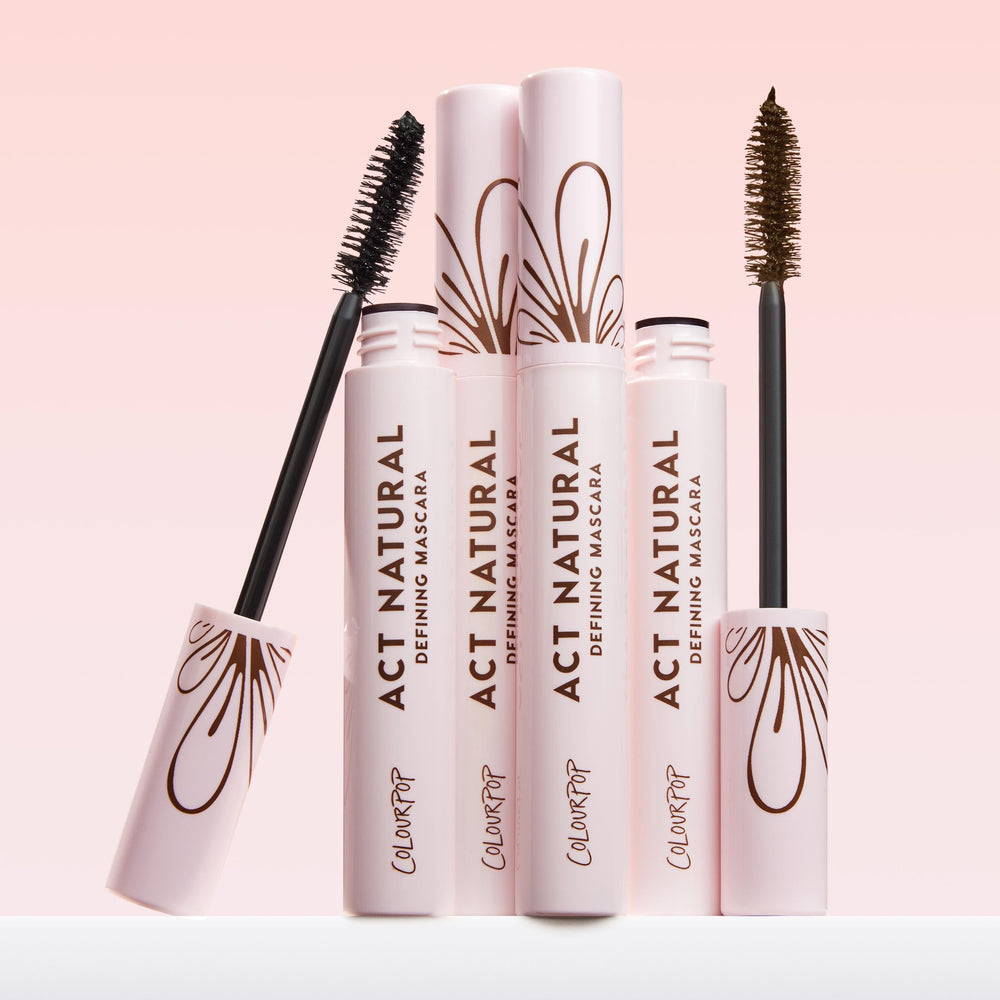 ColourPop Act Natural Defining Mascara packaging highlighting cruelty-free ethos.