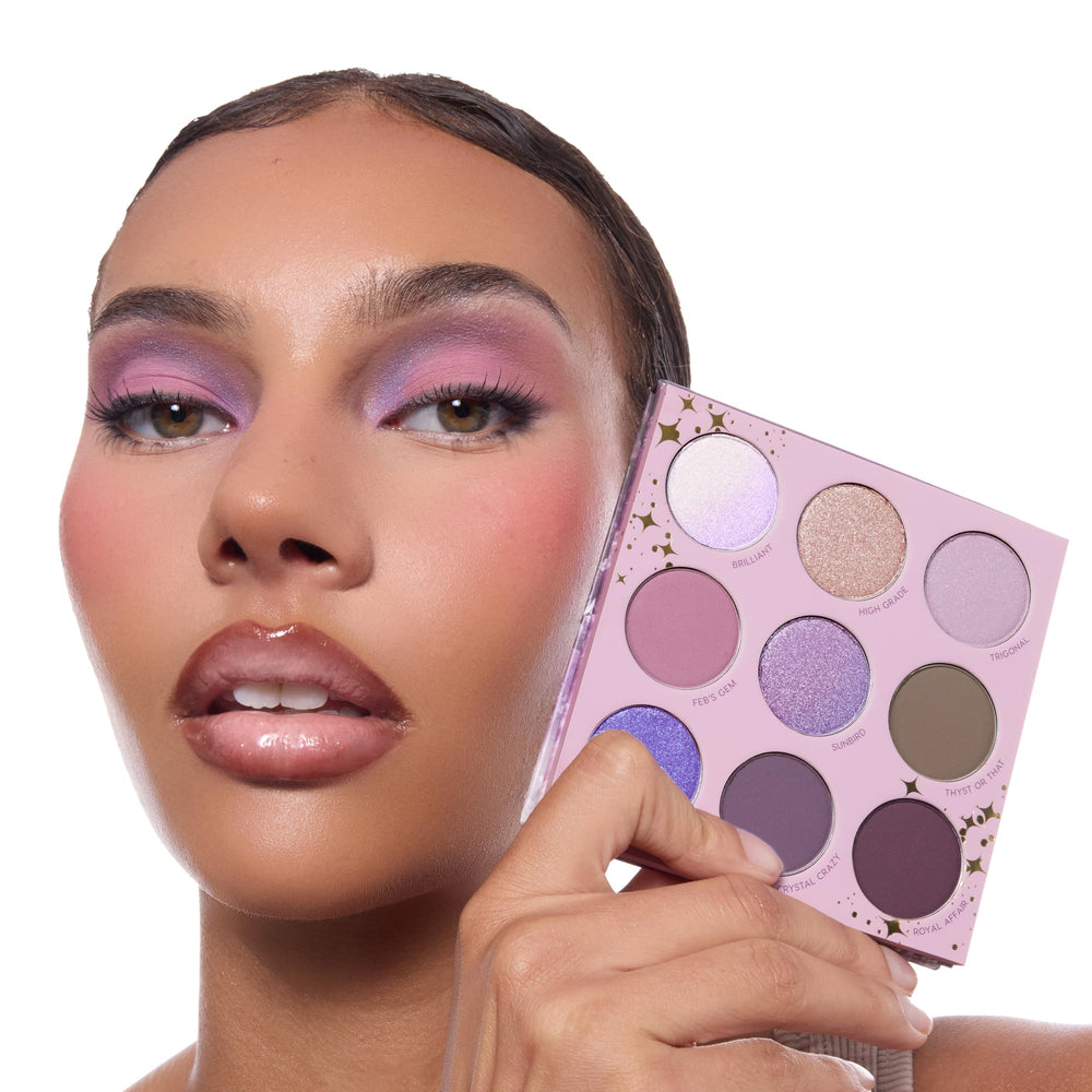 ColourPop All Amethyst duo chrome finish adds pinky violet glow