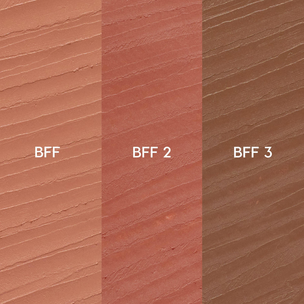 ColourPop All My BFFs Lippie Pencil BFF swatch shows high-pigment lip liner.