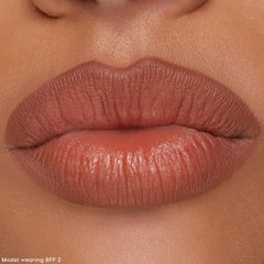 ColourPop All My BFFs Lippie Pencil BFF3 swatch highlights nude definition.