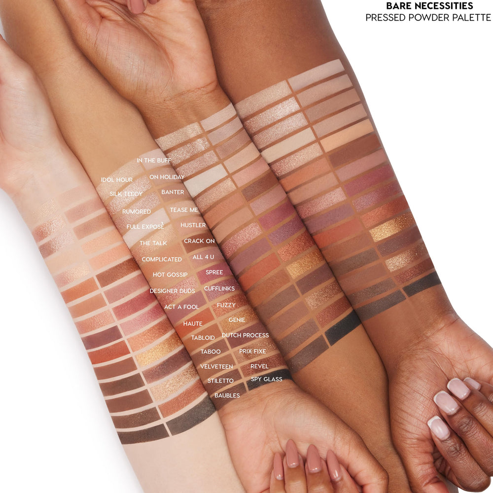 ColourPop Bare Necessities glitter finish details emphasize sparkly accents for festive looks