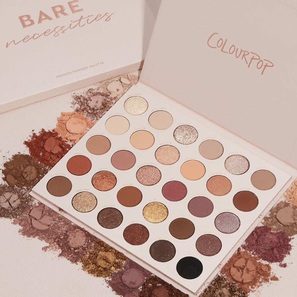 ColourPop Bare Necessities packaging and California-inspired brand ethic communicates value