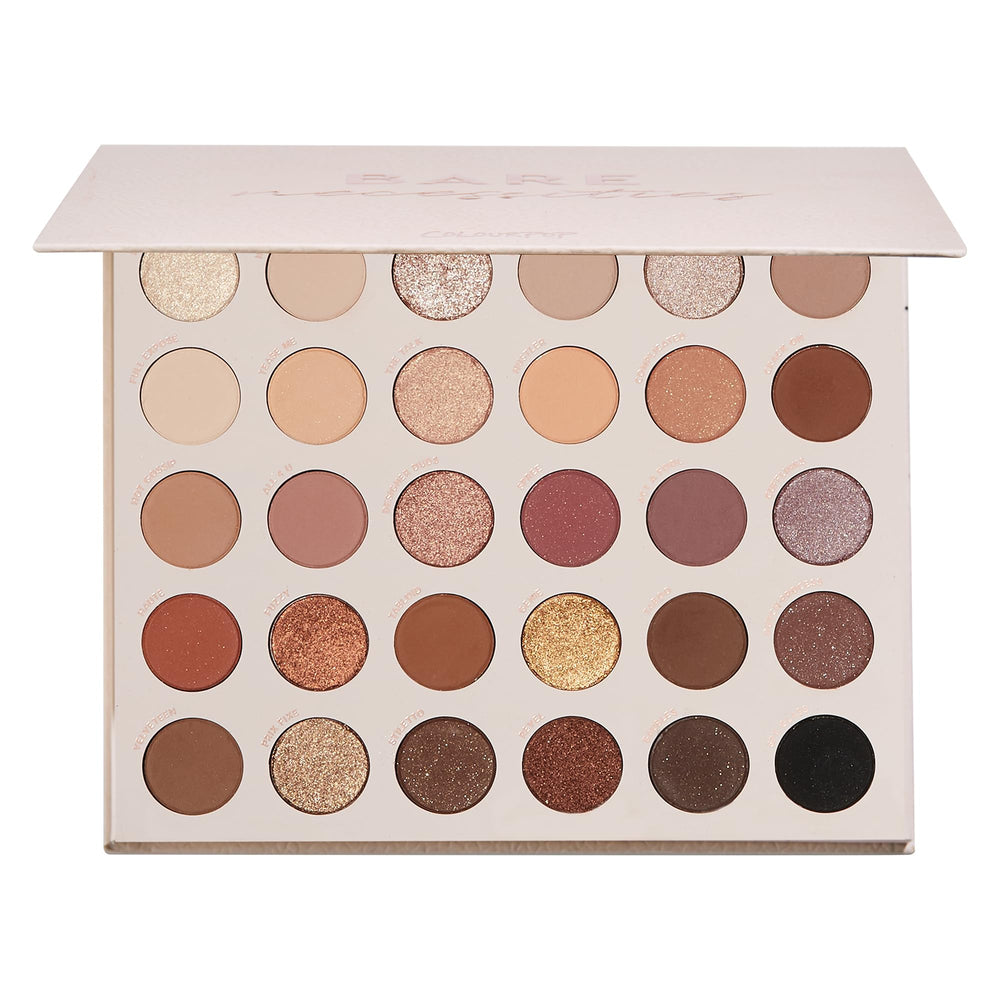 ColourPop Bare Necessities palette open shot shows versatile color range for everyday looks