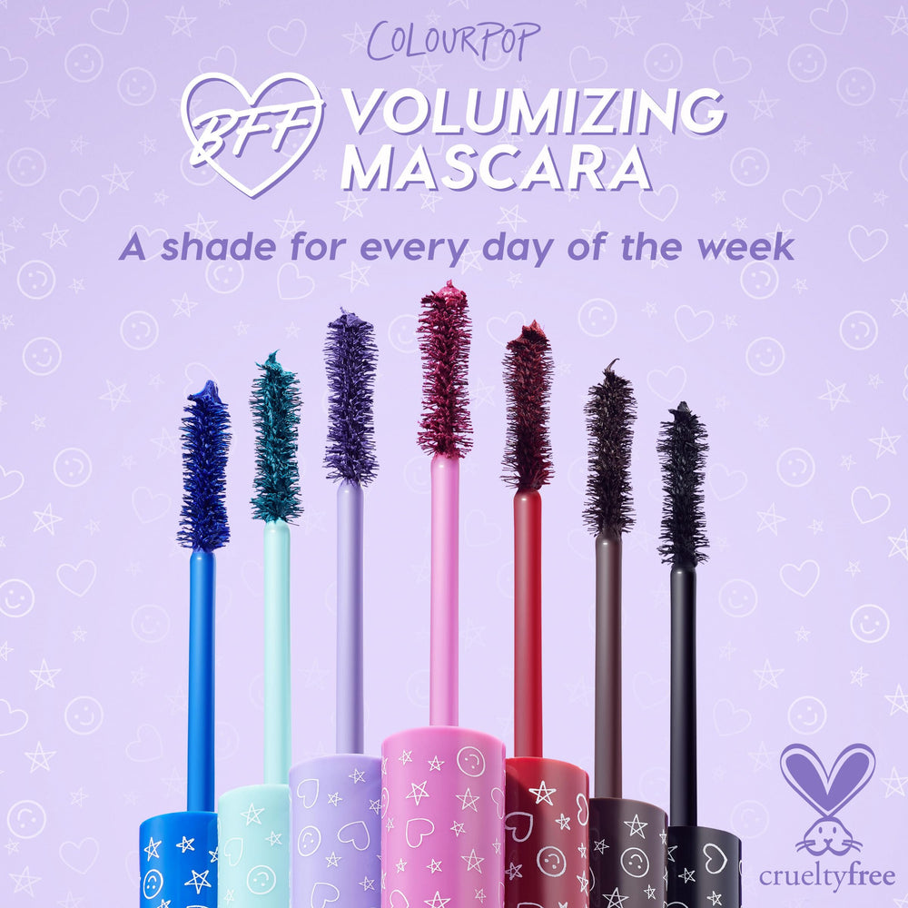ColourPop BFF Mascara tips for root-to-tip application and buildable intensity