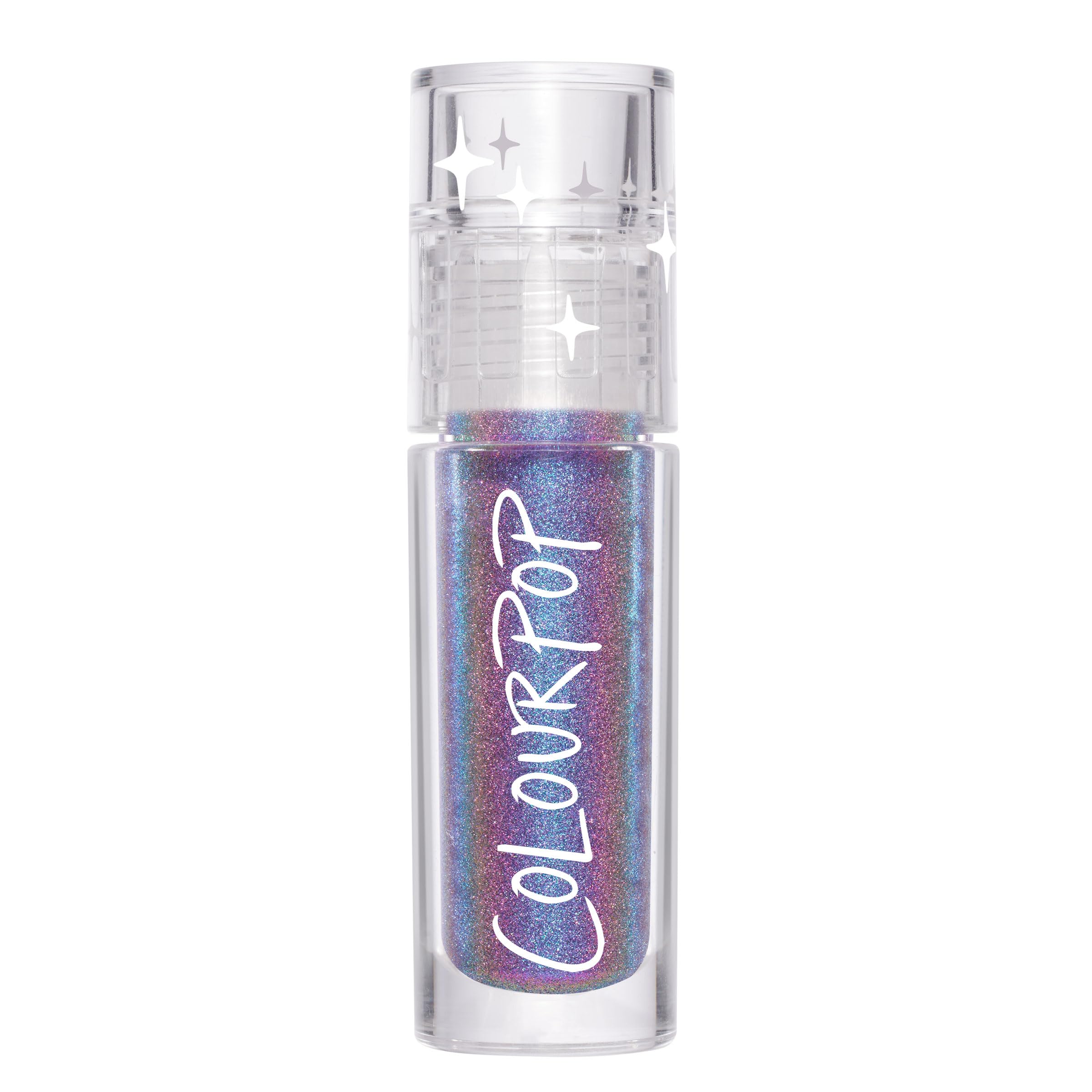 ColourPop Chrome Liquid Shadow Morpho swatches show multichrome shift for bold looks.
