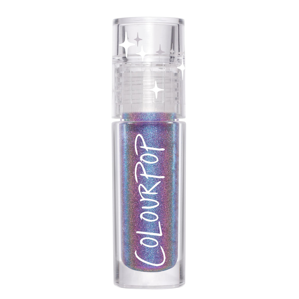 ColourPop Chrome Liquid Shadow Morpho swatches show multichrome shift for bold looks.
