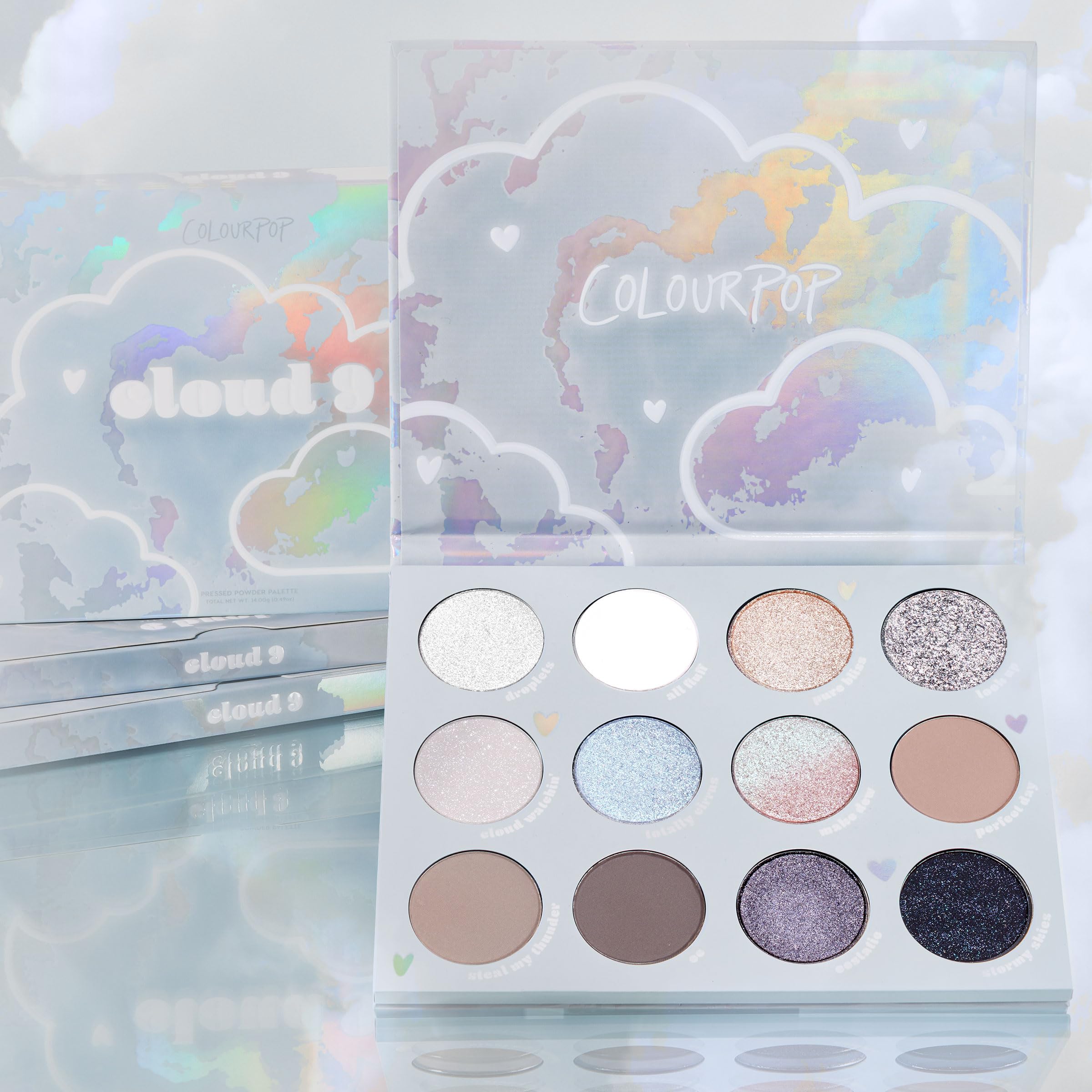 ColourPop Cloud 9 on-the-go compact for quick eye makeup touch-ups.
