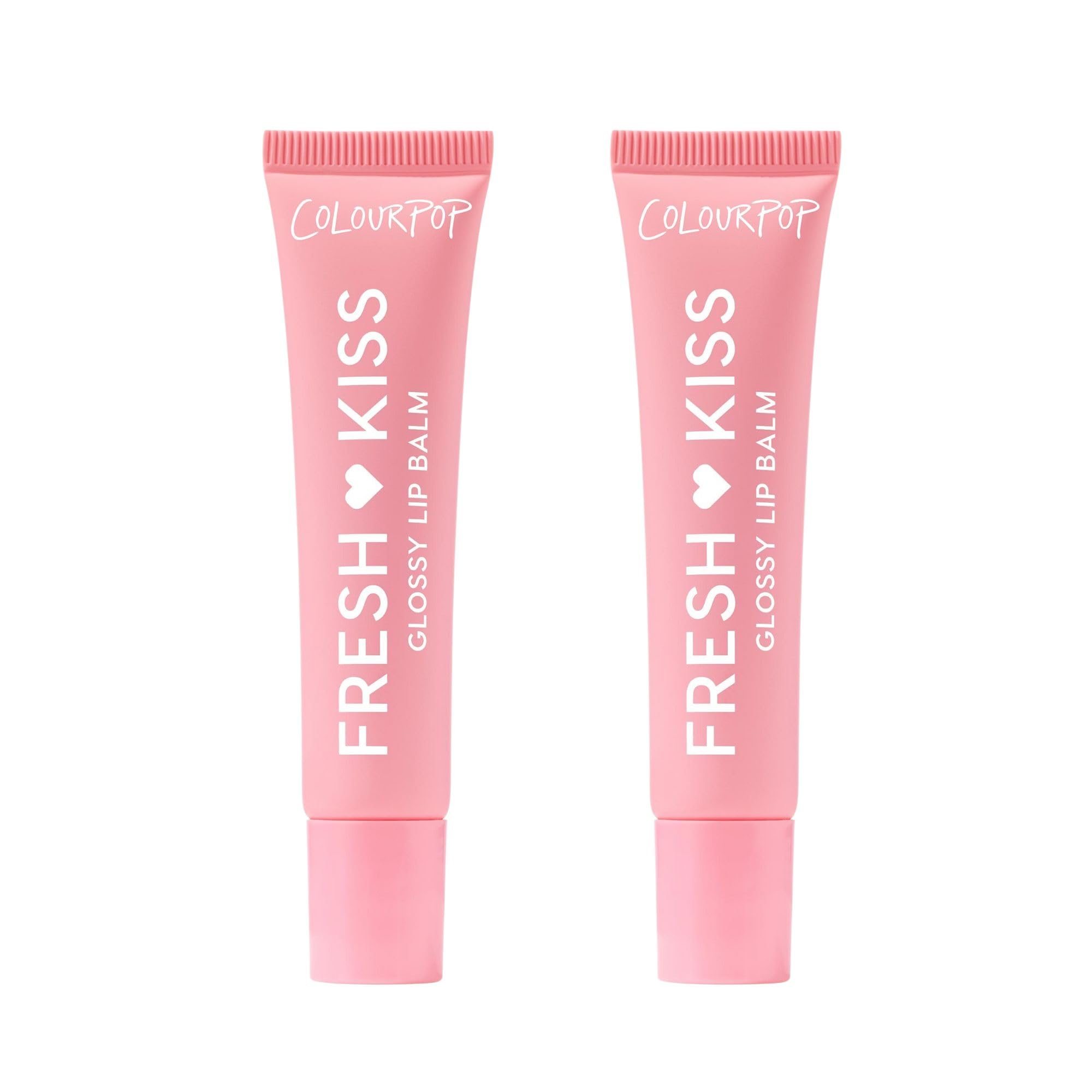 ColourPop Fresh Kiss Gloss Lip Balm Strawberry Milk tube showing glossy hydration