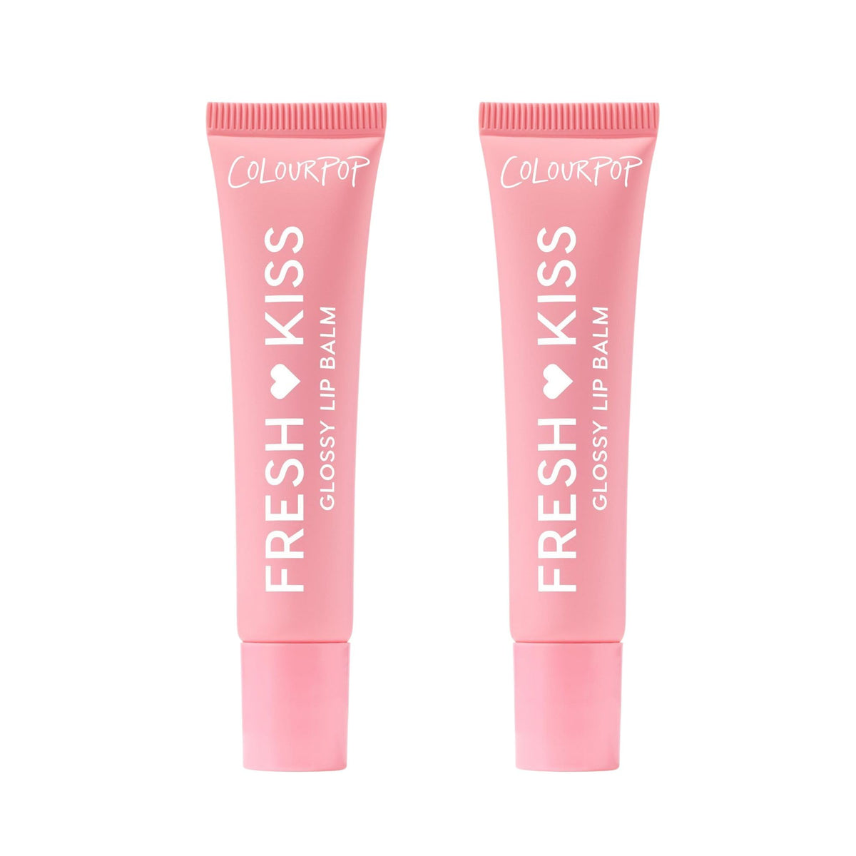 ColourPop Fresh Kiss Gloss Lip Balm Strawberry Milk tube showing glossy hydration
