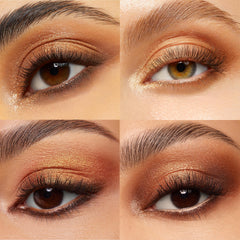 ColourPop Golden Hour duo-chrome pan delivers multidimensional shine as light shifts.
