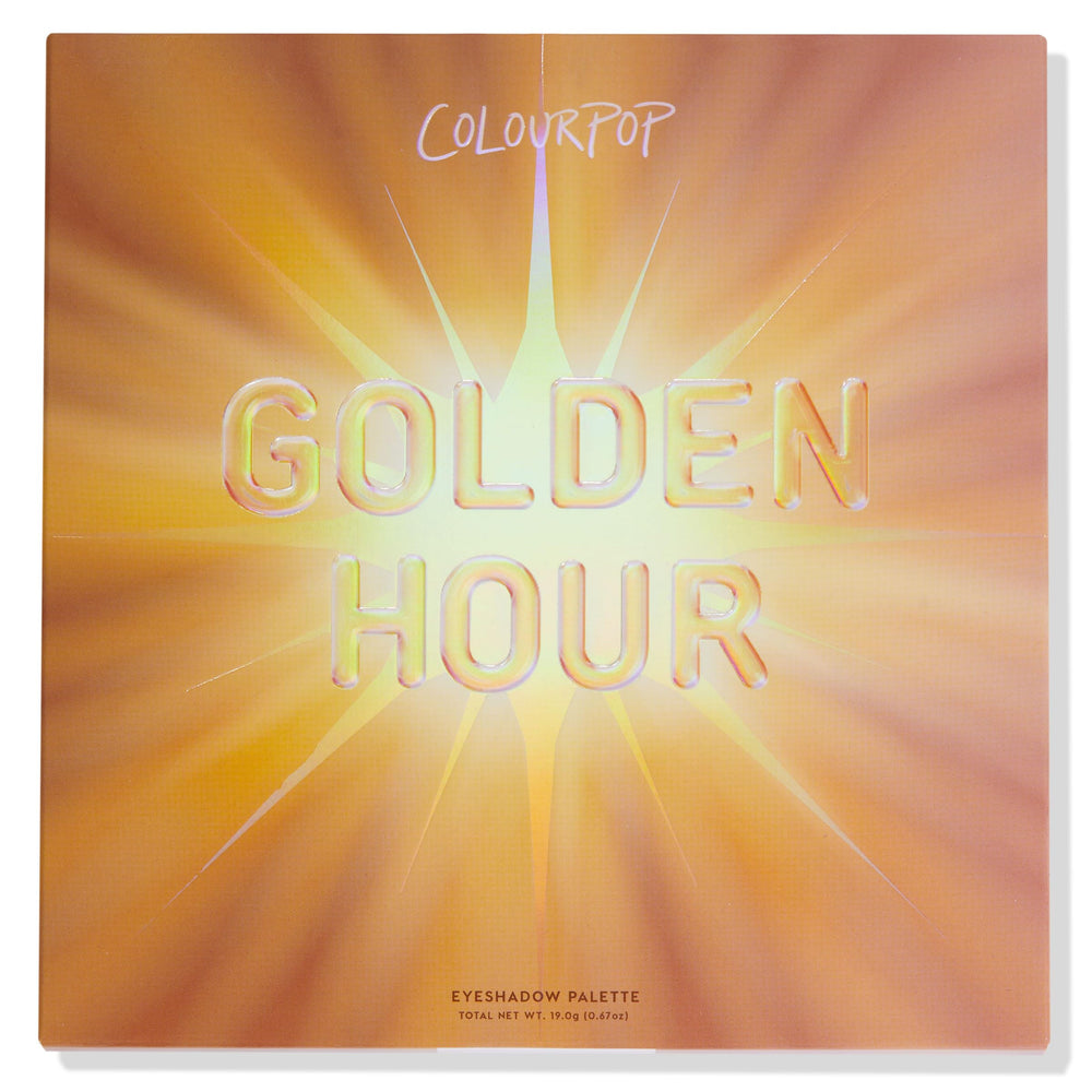 ColourPop Golden Hour on-eyes look showcases sunset-inspired makeup possibilities.
