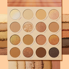 ColourPop Golden Hour swatches reveal pigmented shades for bold or subtle eye makeup.