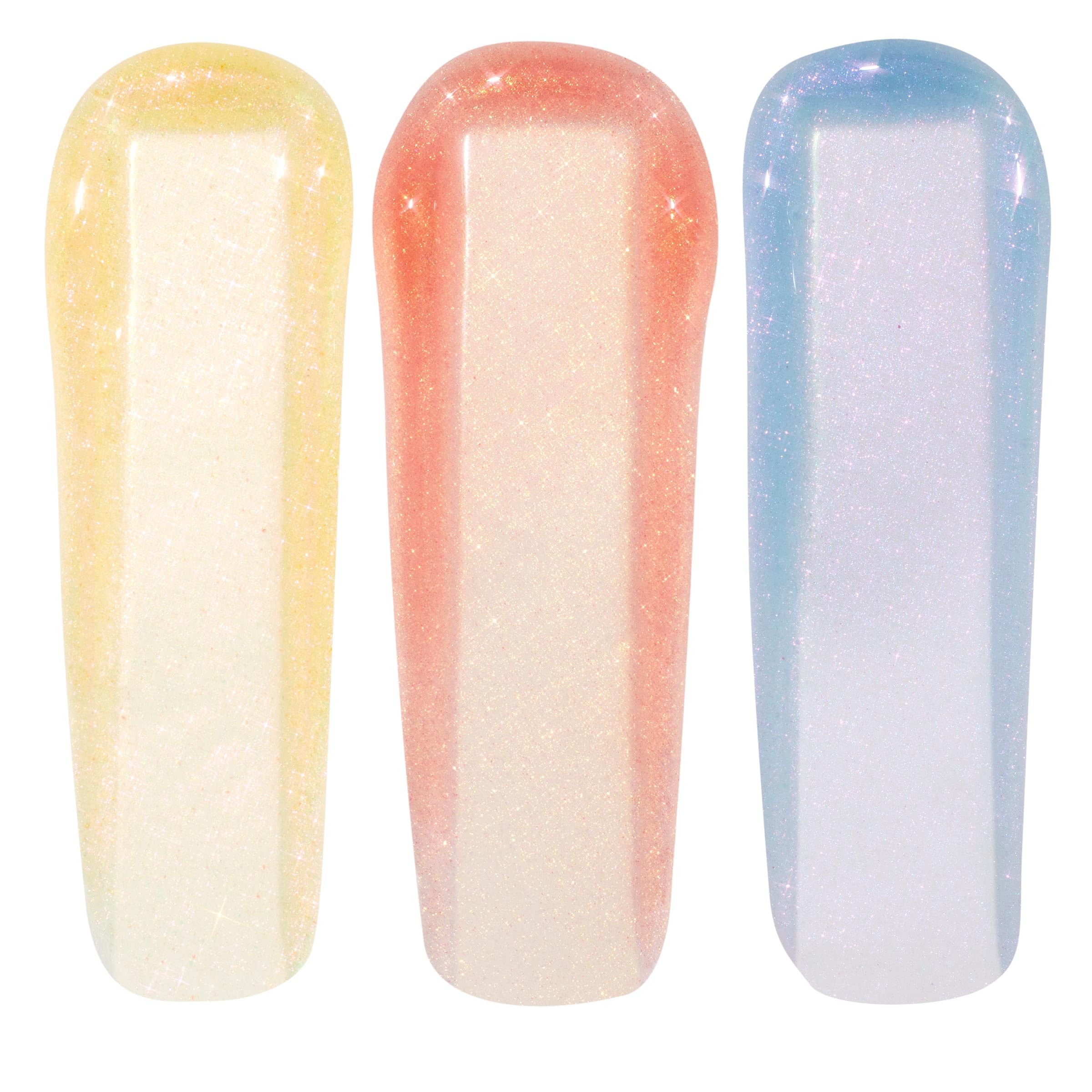 ColourPop Jolteon swatch shows pearlized gloss with hydrating feel.