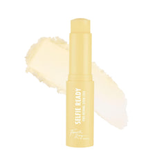 ColourPop Pore Refining Face Serum Stick application shows a smoother pore appearance.