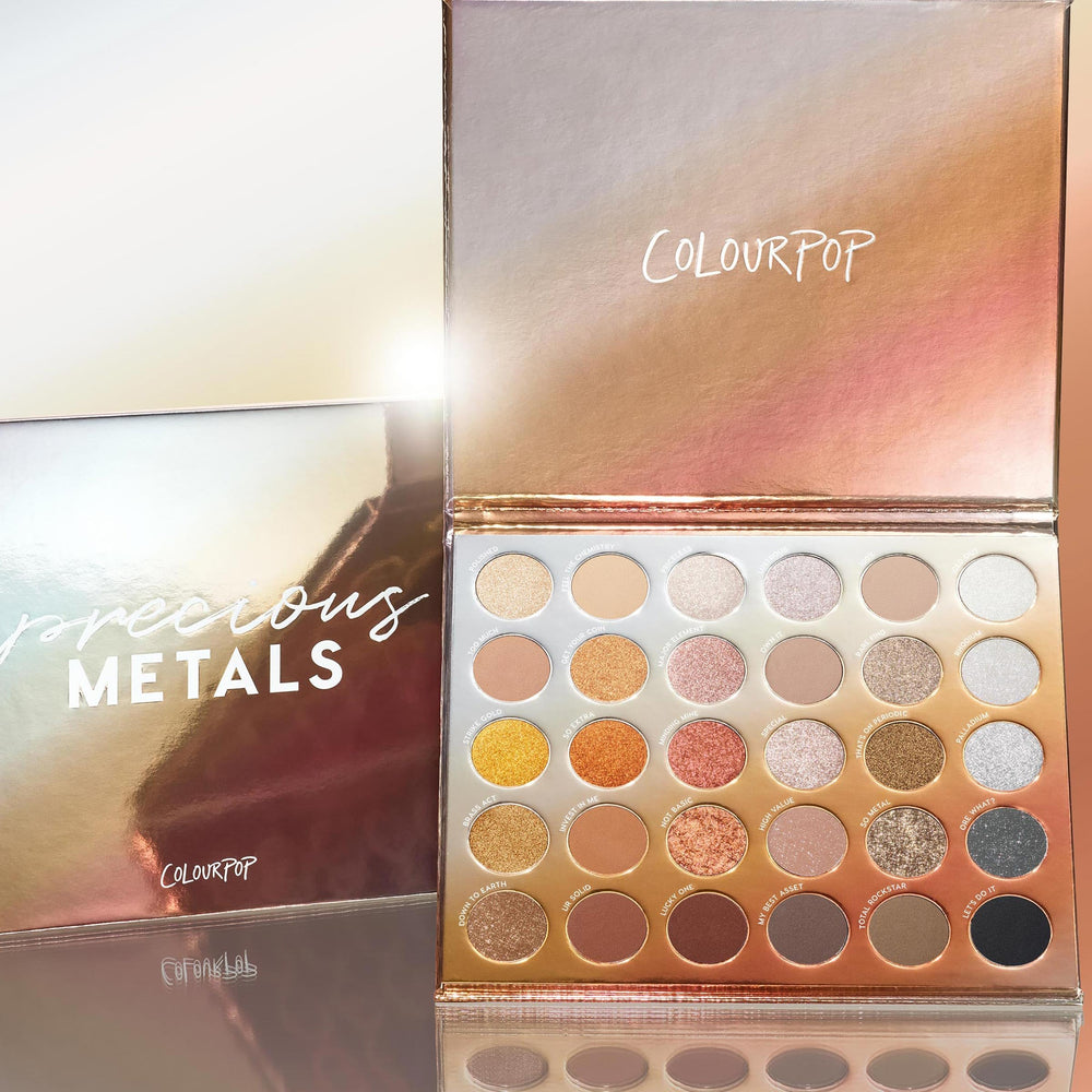 ColourPop Precious Metals glitter finish adds festive sparkle to glam looks