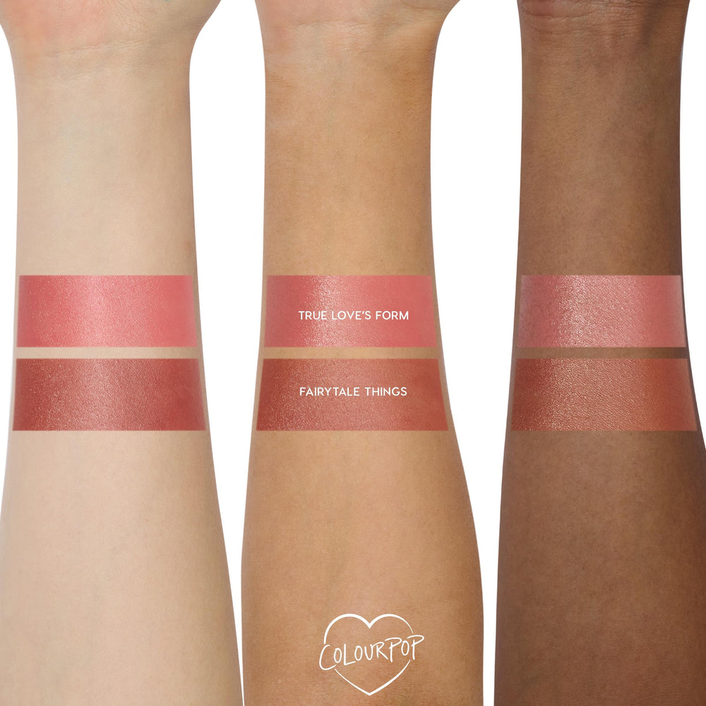 ColourPop Shrek compact packaging open view emphasizes travel-friendly design.