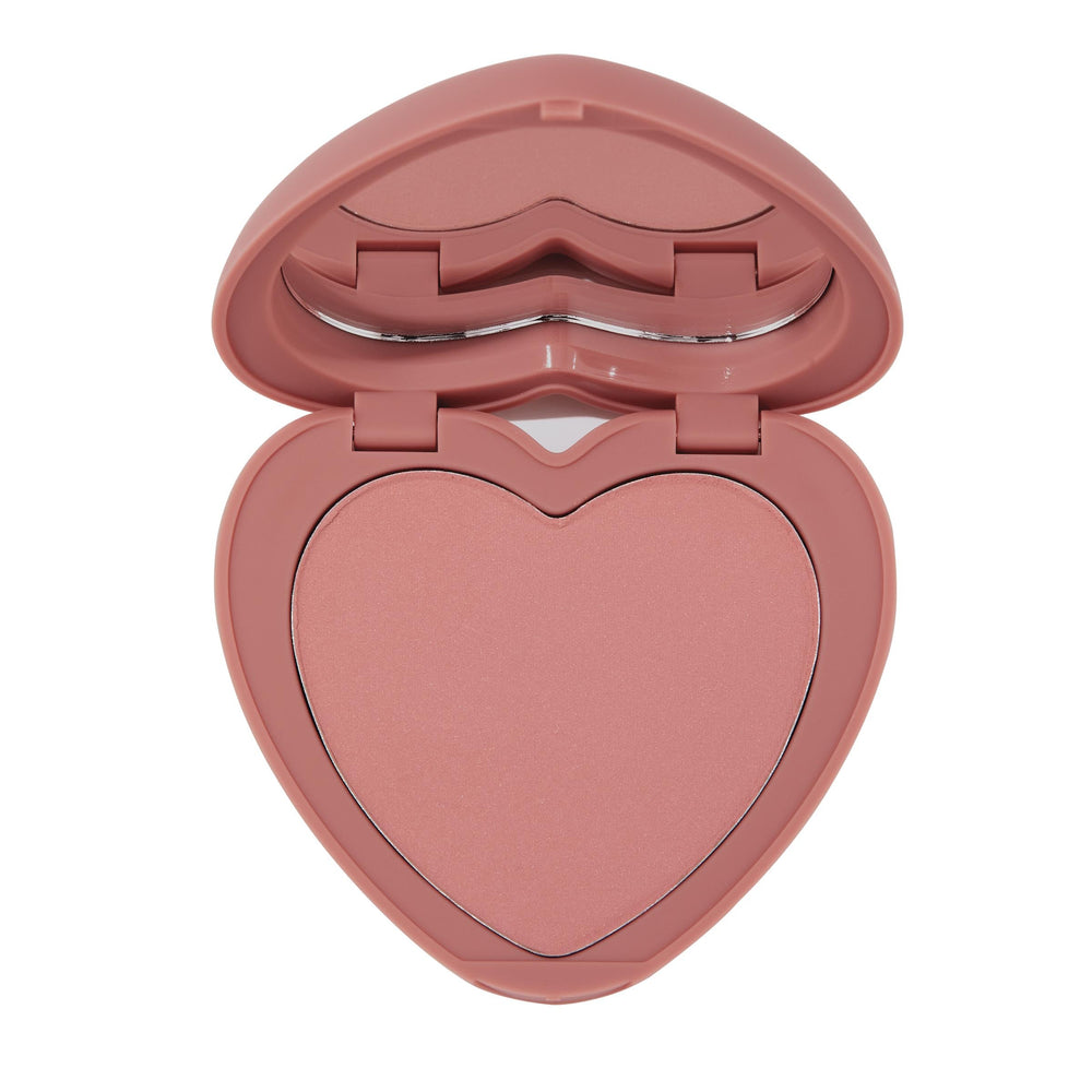 ColourPop Silky Powder Blush Flirt Alert compact close-up for on-the-go touch-ups