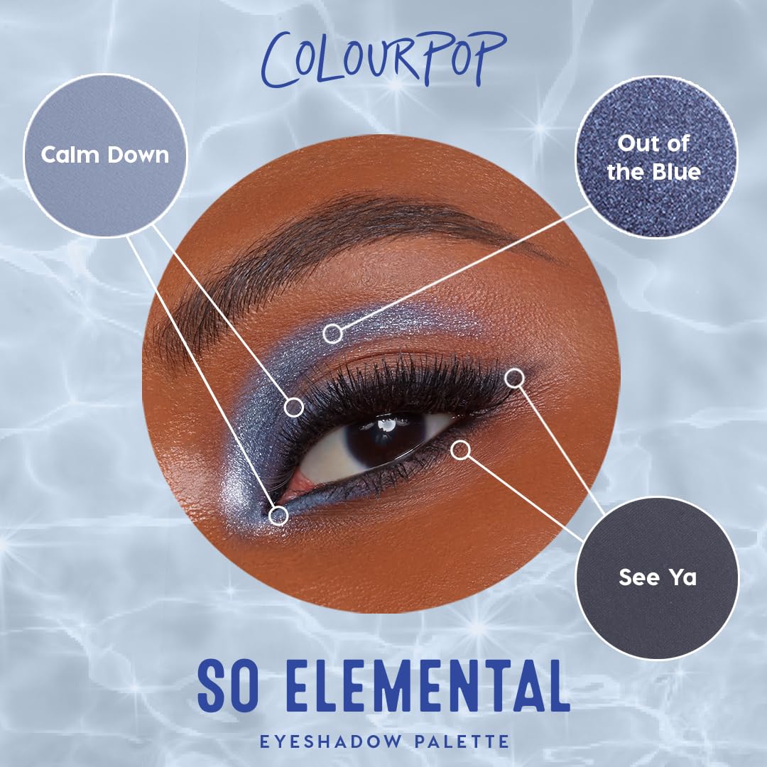 ColourPop So Elemental packaging closeup highlights cruelty-free ethos and accessible premium color.
