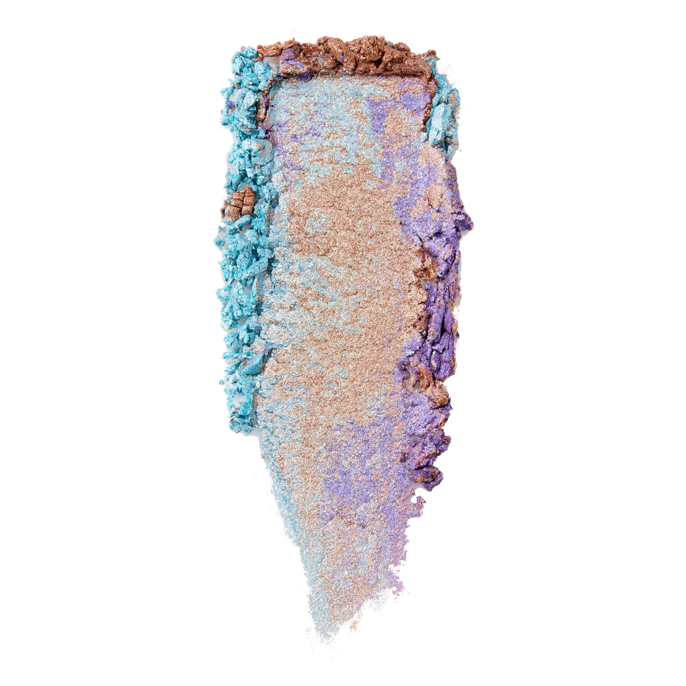 ColourPop Stitch Ohana Highlighter swatch closeup shows buildable brightness