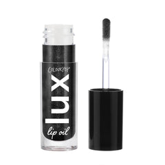 ColourPop Twilight Lux Lip Oil packaging highlights hydrating Chamomile and Calendula blend