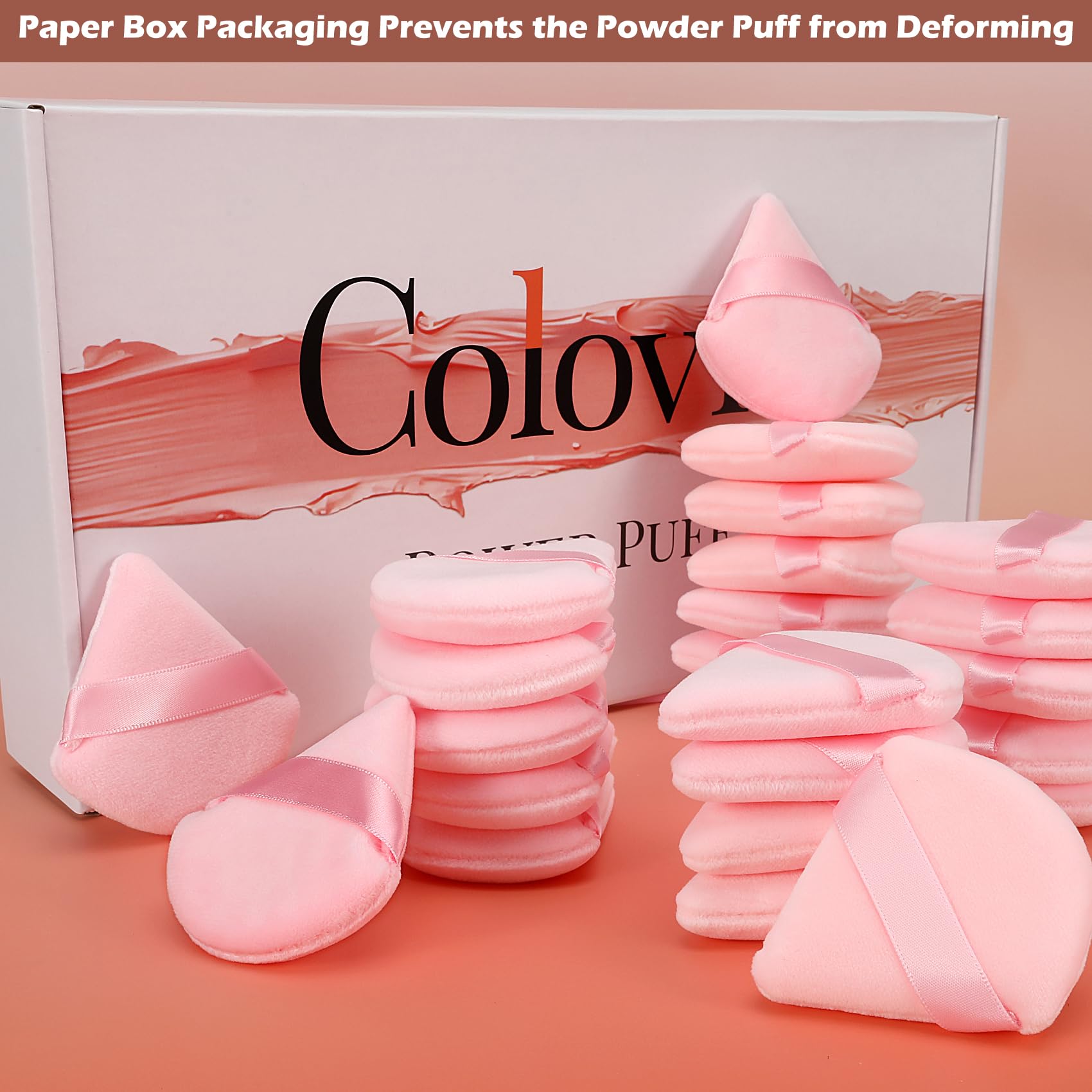 Colovis easy-clean reusable puff shown for everyday makeup routines.