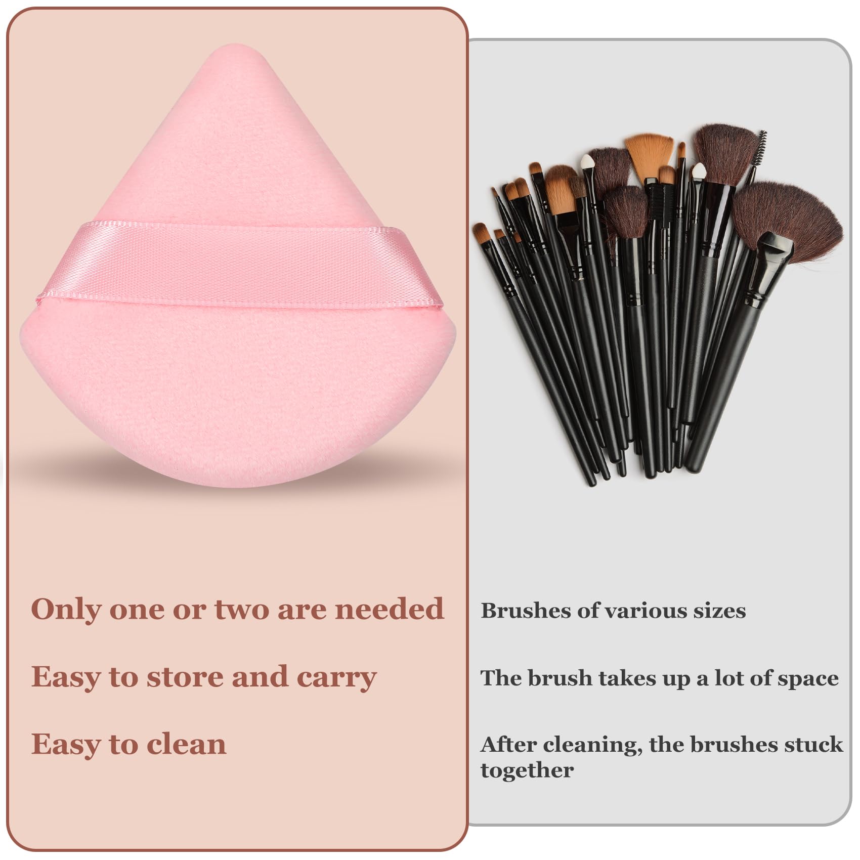 Colovis travel-ready powder puff pack supports on-the-go touch-ups.