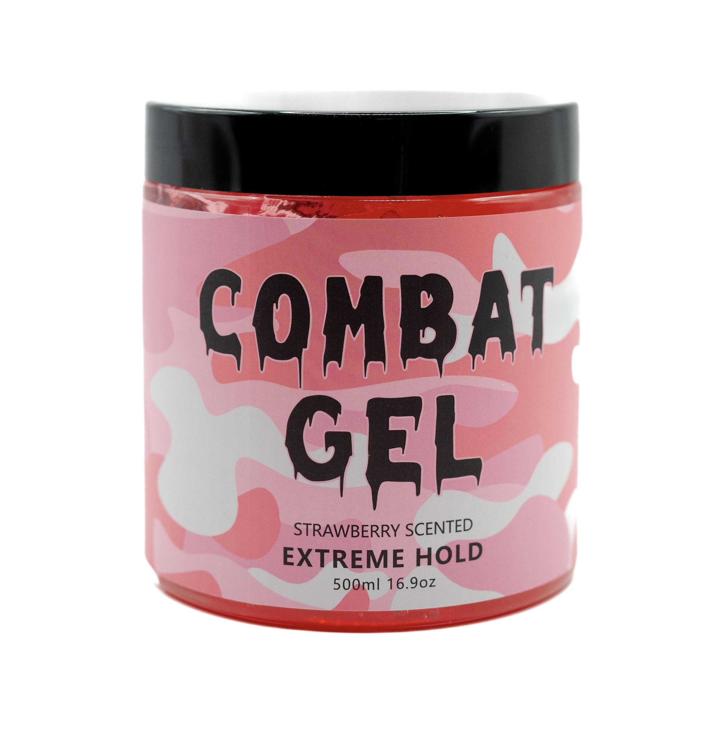 Combat Gel application demonstrates styling for defined curls and edges