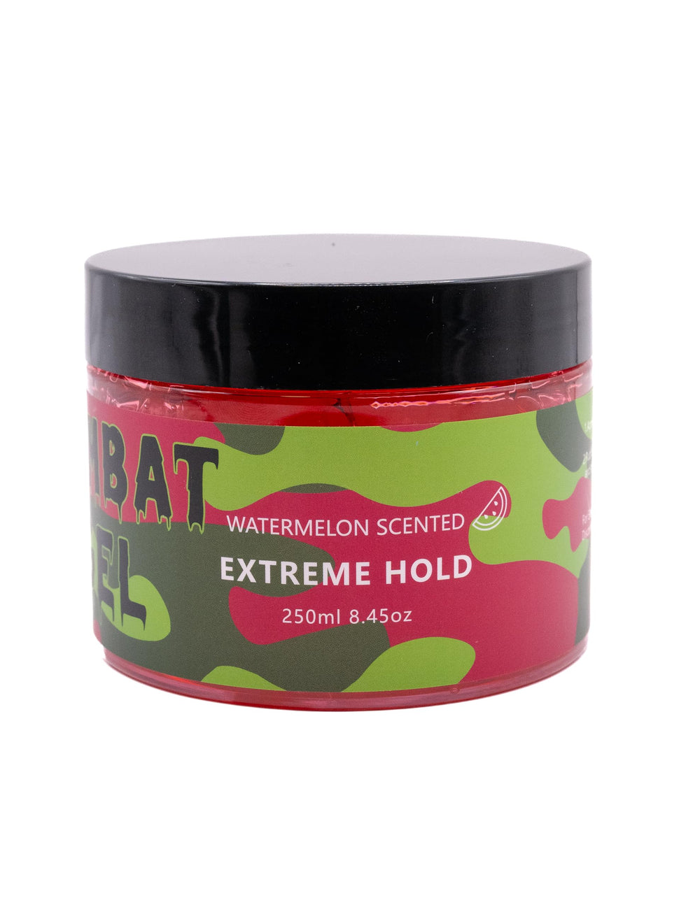 Combat Gel extremo sella bordes, cabello suave y definido para un acabado pulido.