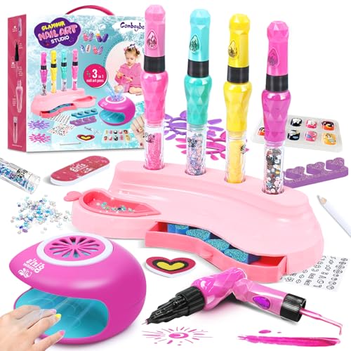 Combaybe kids nail polish set with 4 pens for vibrant, safe manicures