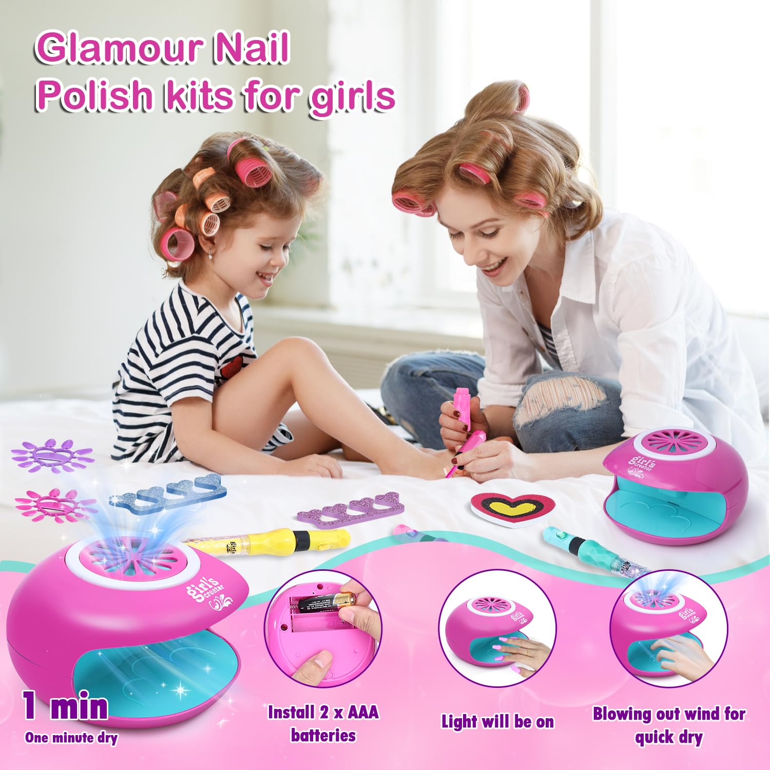 Combaybe quick-dry nail dryer speeds up party-ready nails