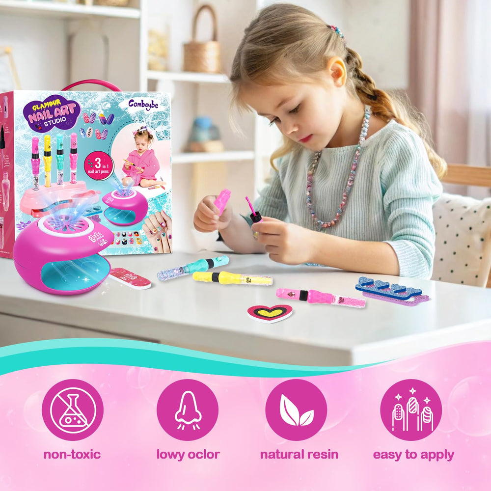 Combaybe spa-day ideas for tween girls' nail fun