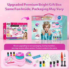 Combaybe water-based nail polishes offer easy removal and safe play.