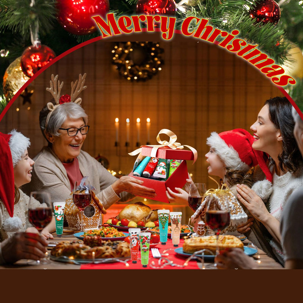 Comdian Christmas hand cream snowman pattern tube softens skin during dry winter days.