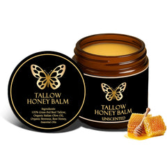 COMFORTENA Tallow Honey Balm jar front for daily moisturizing