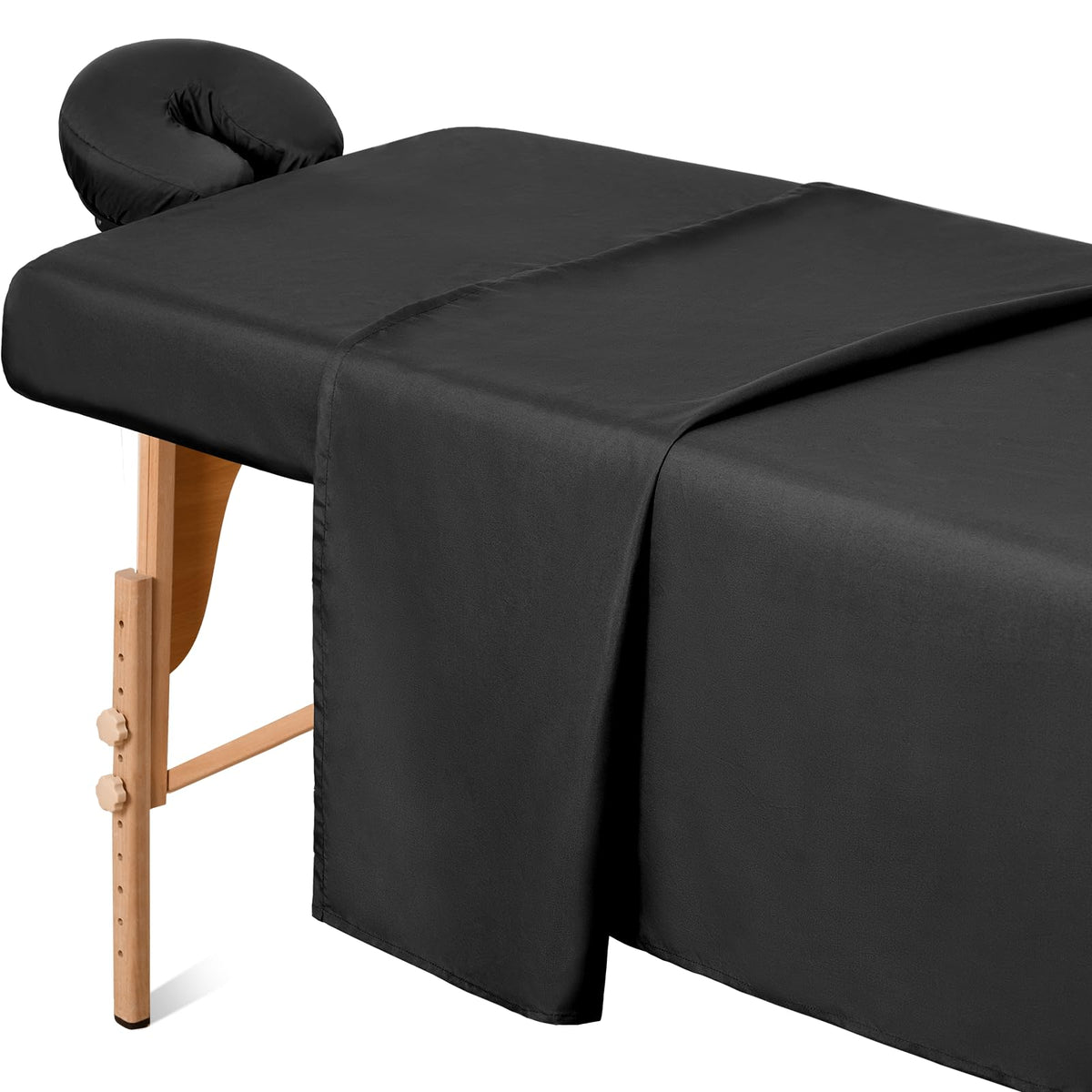 Comfyanno massage table top flat sheet 100x61 for full coverage and professional presentation.