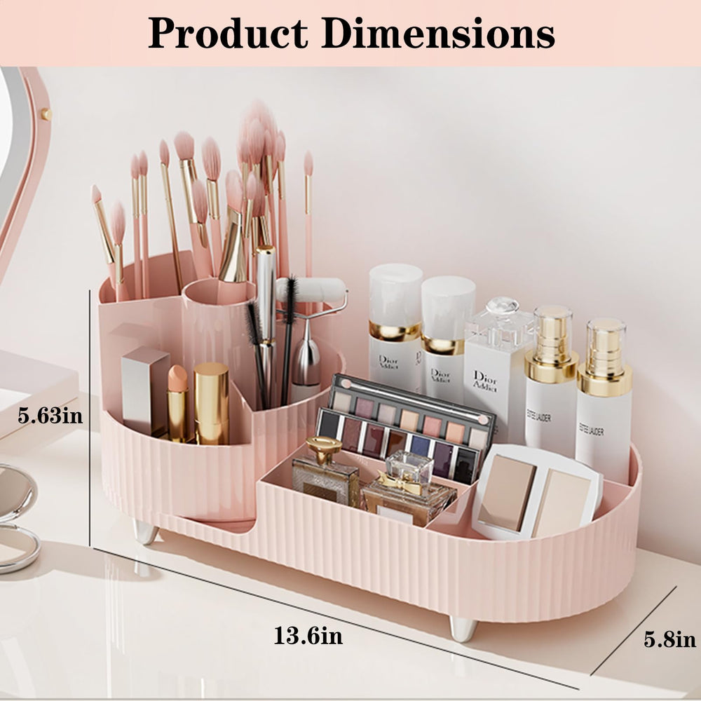 COMFYROOM brush holder with 360° rotation keeps brushes within easy reach.