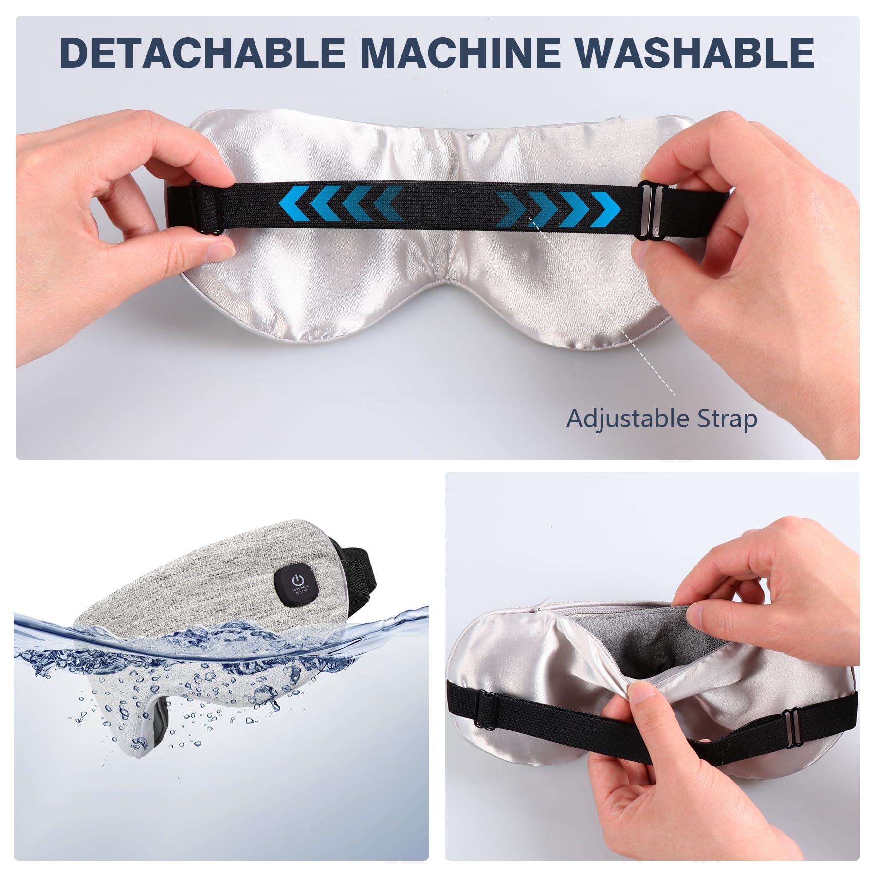 COMFYTHERA eye mask auto shut-off conveys safe 30-minute sessions
