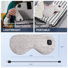 COMFYTHERA eye mask temperature control emphasizes customizable heat levels